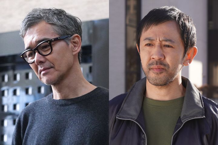 スペシャルドラマ『うちの弁護士はまたしても手がかかる』に出演する（左から）渡部篤郎、濱津隆之 （C）フジテレビ width=