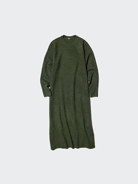 ユニクロのスフレヤーンワンピース