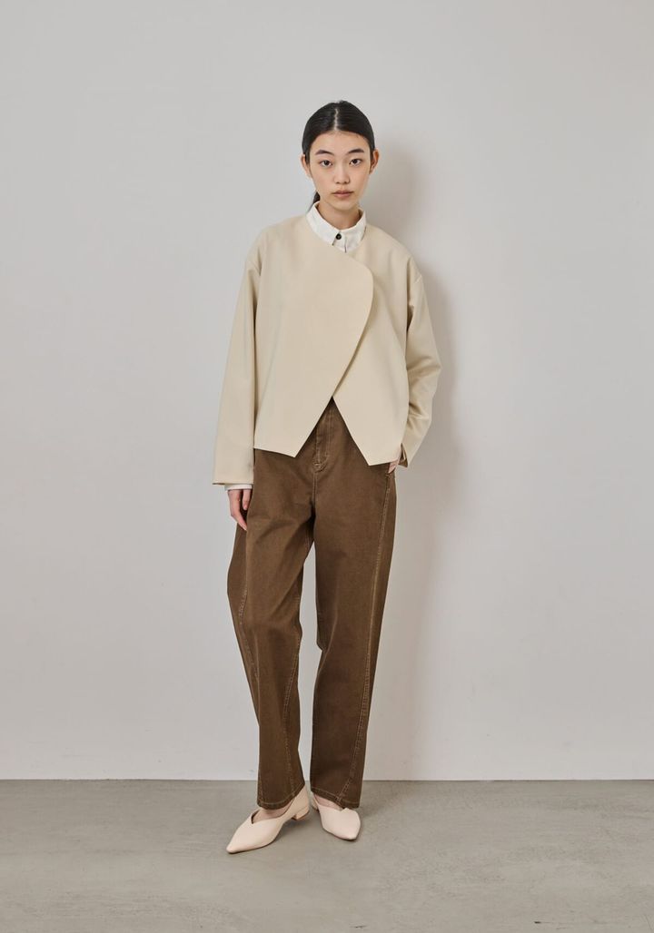 セットアップ ラウンドジャケット＋ワイドパンツ4