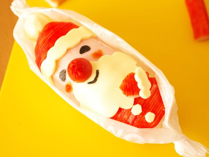 「サンタクロースのスティックおにぎり」レシピ08