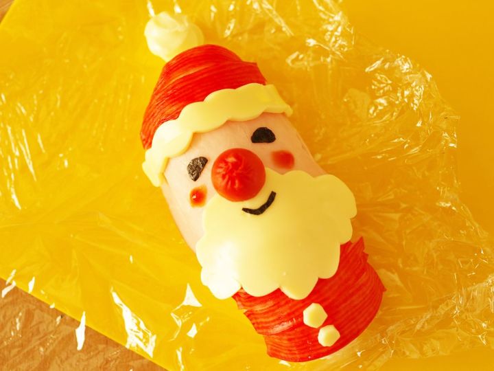 「サンタクロースのスティックおにぎり」レシピ06