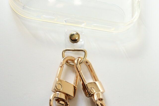 ストラップシート付シュシュハンドルストラップ 金具