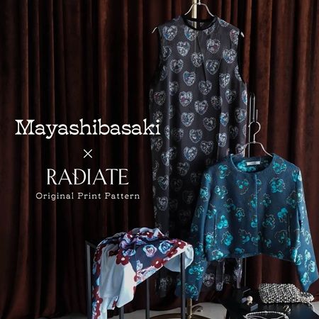 RADIATEとMayashibasaki氏がコラボ！ショートジャケットやシアーワンピースが登場