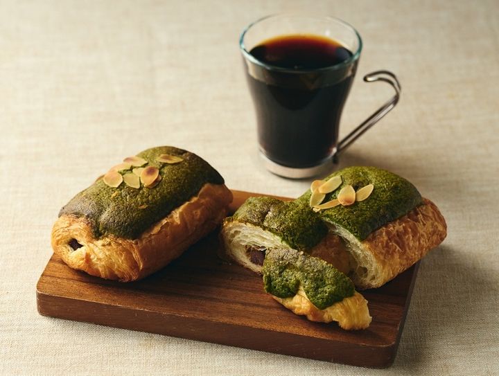 抹茶パン・オ・ショコラ
