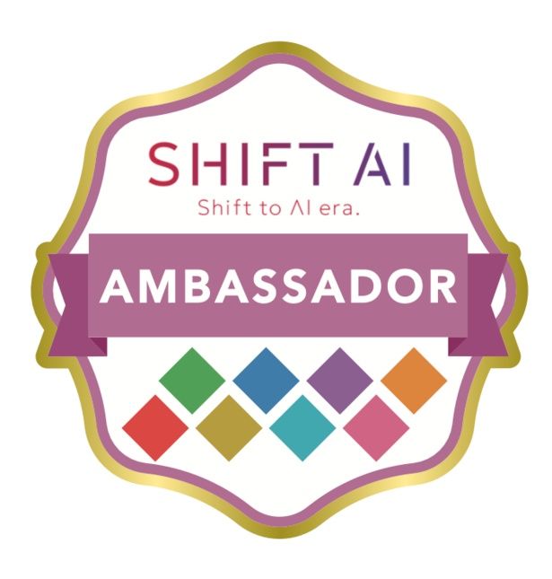 「アンバサダー」のバッチデザイン