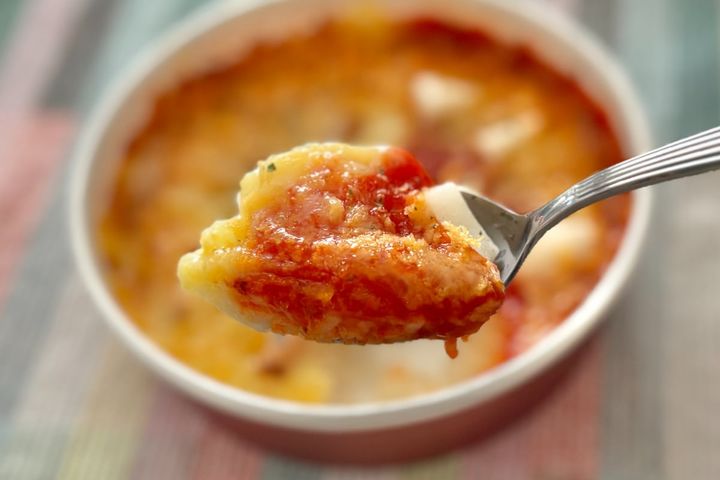 冬らしいトッピングがふわもち！【ローソン】の人気店監修ドリアに大満足