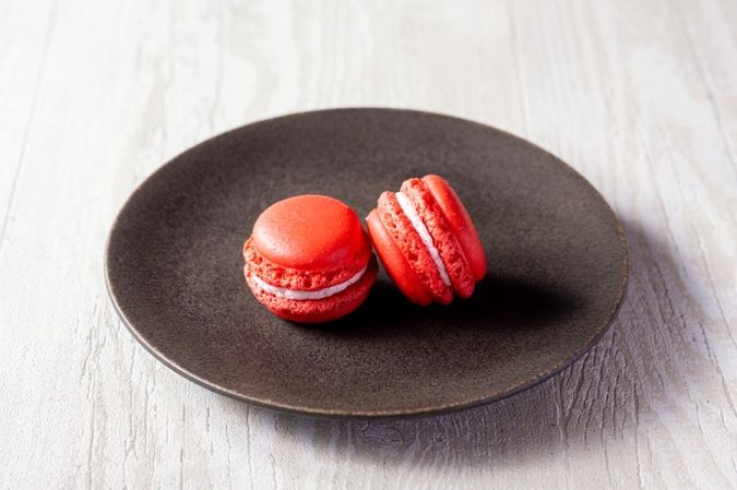 都ホテル博多 ストロベリーアフタヌーンティー いちごのマカロン