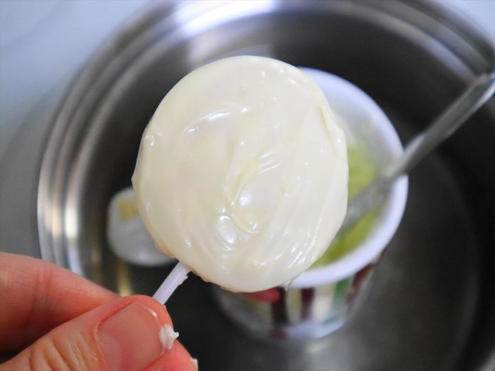 クリスマスのビスケットチョコポップ