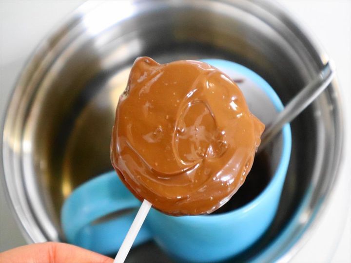 クリスマスのビスケットチョコポップ