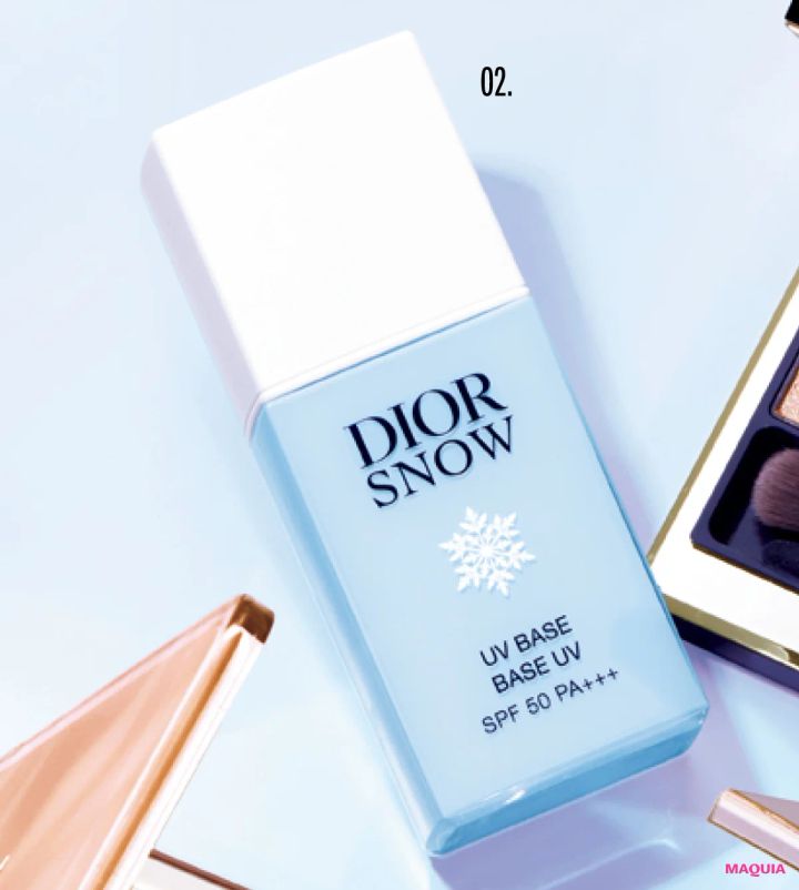 田中みな実の愛用メイクアップコスメ Dior ディオール スノー UV ベース ブルー