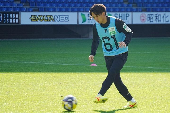 画像: トライアウトに参加した橋本（写真：浅野凜太郎）