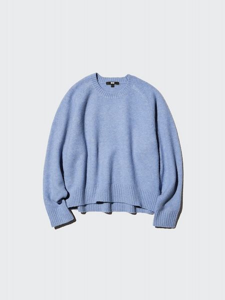 【ユニクロ】ふんわりした手触りのスフレヤーンセーター