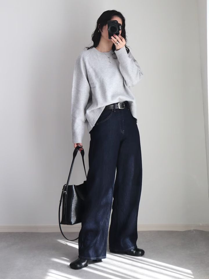 【ユニクロ】ふんわりした手触りのスフレヤーンセーター