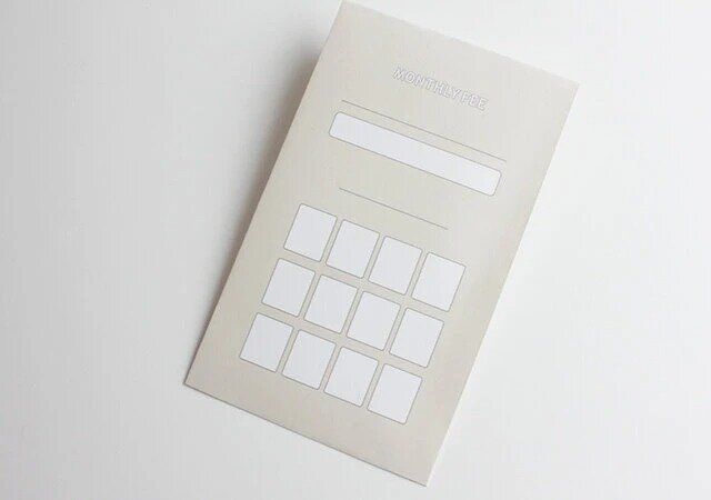 デザイン月謝袋（シンプル、10枚）