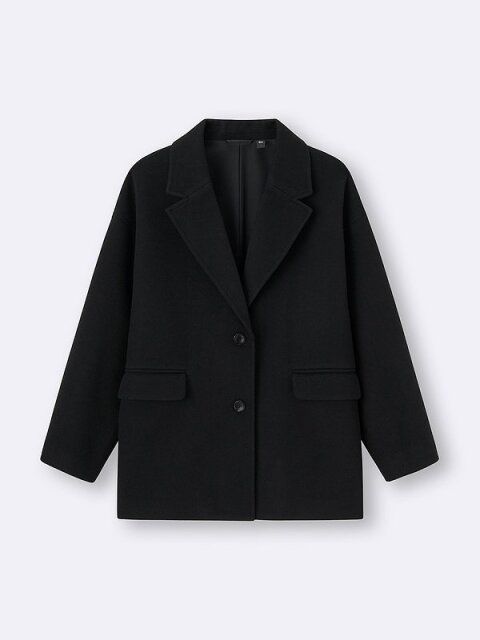 GUのコージーメルトンハーフコート