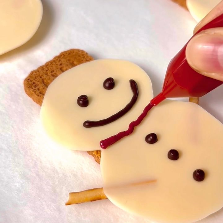 スノーマンチョコ