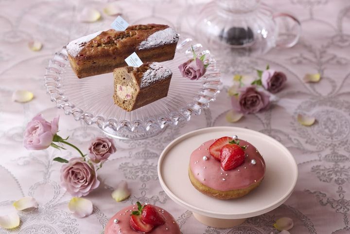 マンスリーベーカリー「紅茶&ストロベリーブレッド／紅茶のドーナツ」