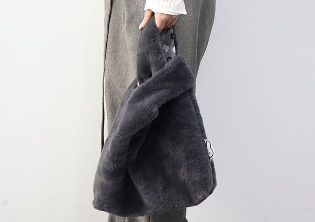 リンネル付録ミッフィーファーバッグ大人かわいい