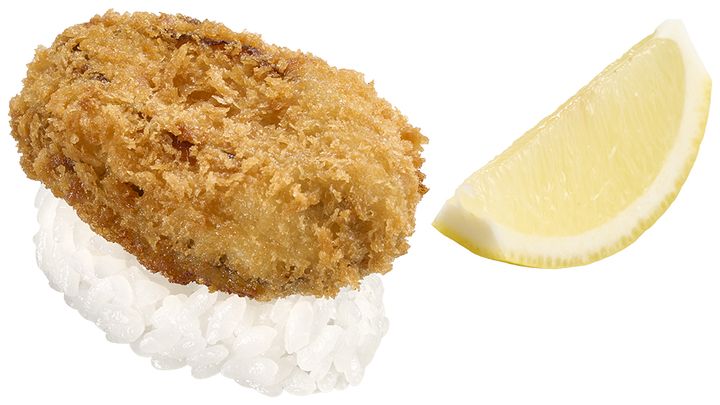 まるごとアワビフライにぎり