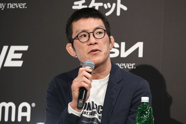 青木真也（撮影：SPREAD編集部）