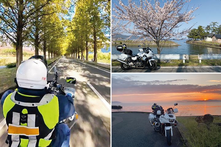 白バイ風CB1300で“防犯族”として活動守るは地域の交通安全！