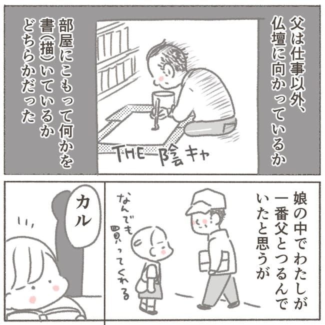 父が亡くなったとき／大日野カルコ