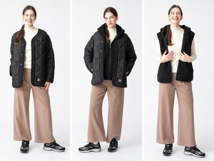 画像: 「3WAY レイヤード キルティングジャケット」￥53,900【アルファ インダストリーズ】 出典：RHC ロンハーマン