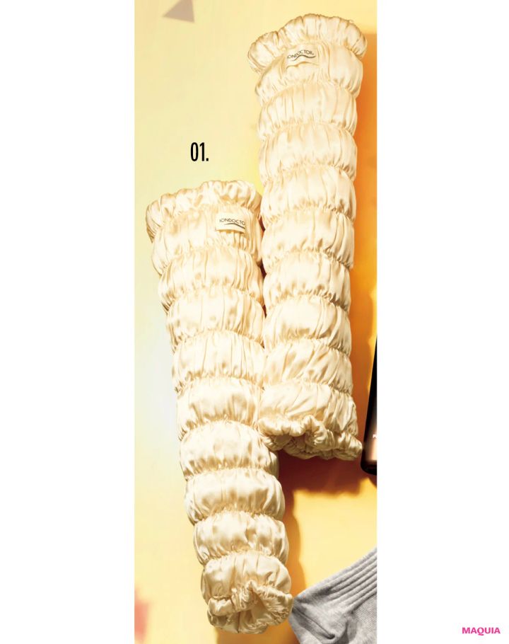 田中みな実の愛用美容ツール イオンドクター シルクレッグウォーマー パールベージュ