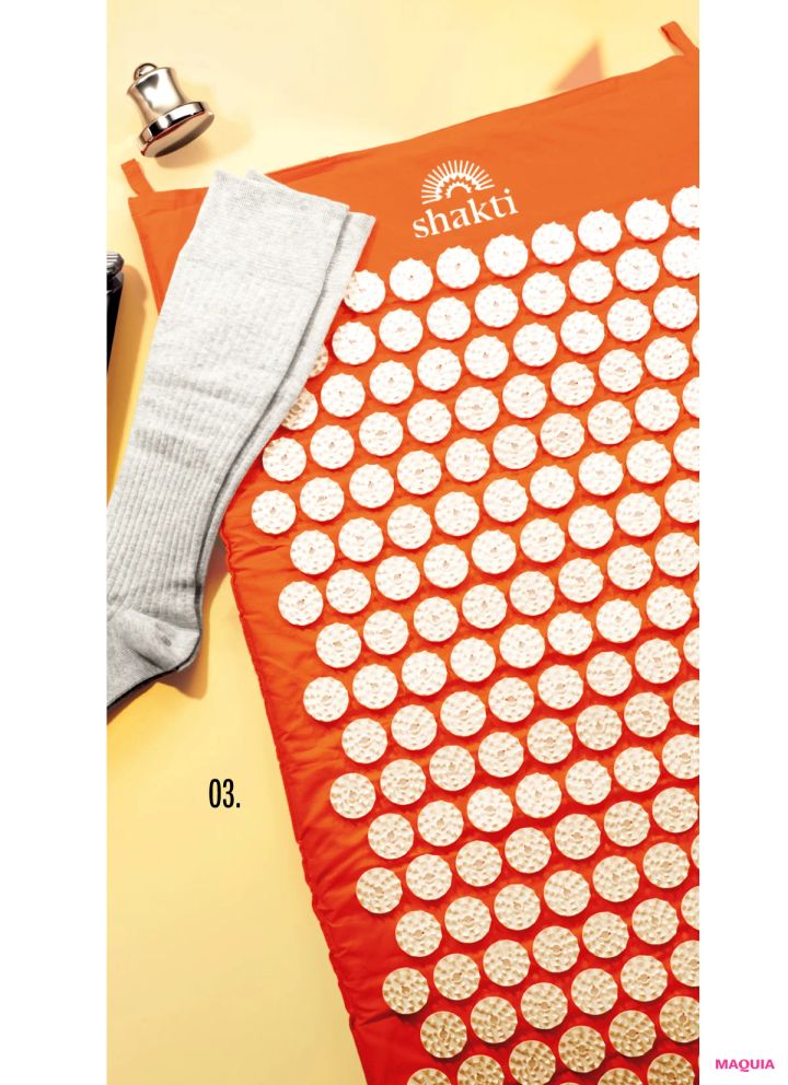 田中みな実の愛用美容ツール shakti シャクティマット オリジナル オレンジ