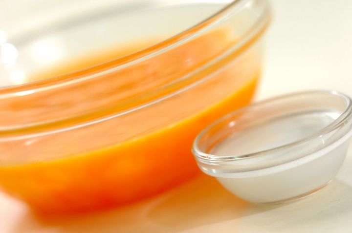 海鮮あんかけオムレツの下準備1