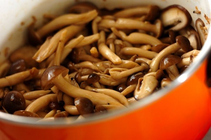 キノコの混ぜ込みご飯の作り方2