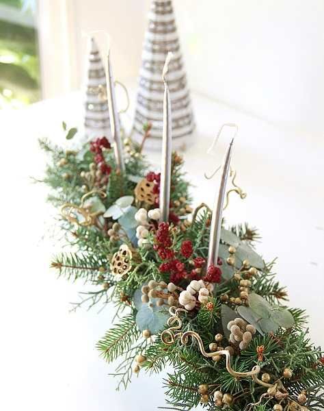 クリスマスのセンターピース