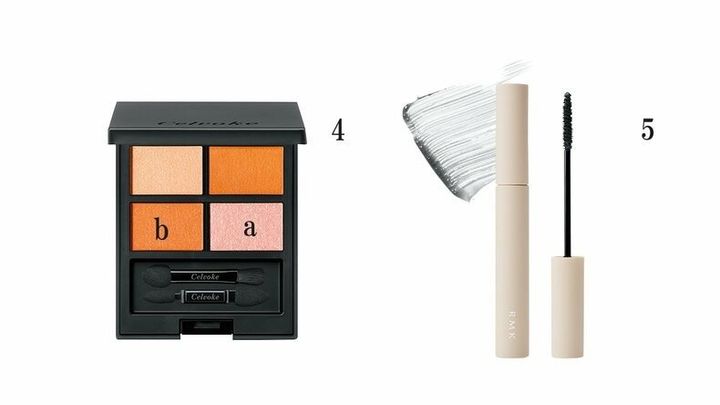 4.セルヴォーク ヴァティック アイパレット 12 ￥6,820 5.RMK フェザーウィスプ マスカラ 04 ￥4,180