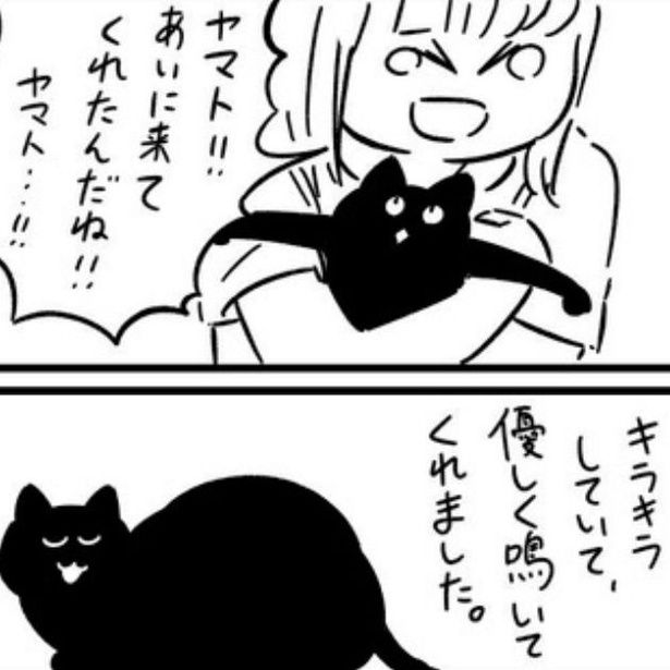 夢のなかでついに戻ってきてくれた愛猫ヤマトだったが…。 画像提供；(c)しろやぎ秋吾／双葉社