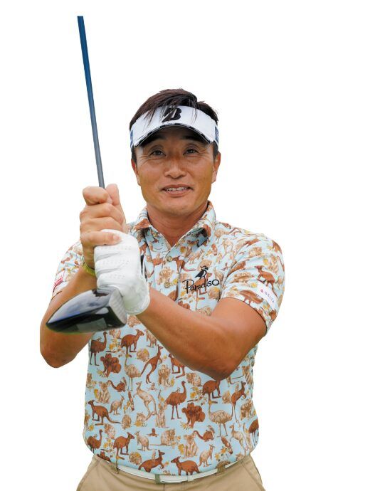 宮本勝昌が飛距離アップのコツを伝授！クラブを逆さにもって素振り