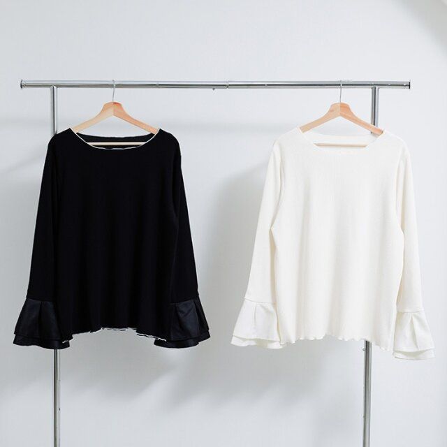 しまむらの袖ボリュームプルオーバー（Hina）