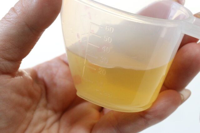 上から量れる耐熱計量カップ（60mL） 横に目盛り