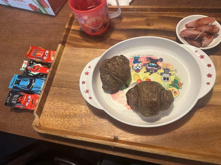 チョコクロワッサンとポールウインナー