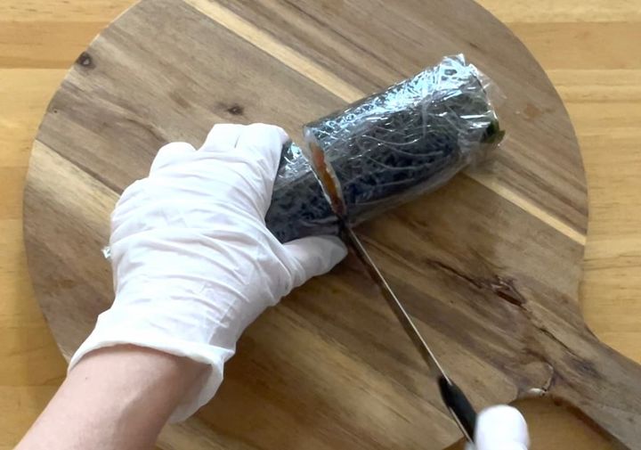 薔薇の巻き寿司