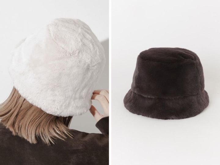 画像: 「ファーバケットハット」各￥3,300 出典：スメリー