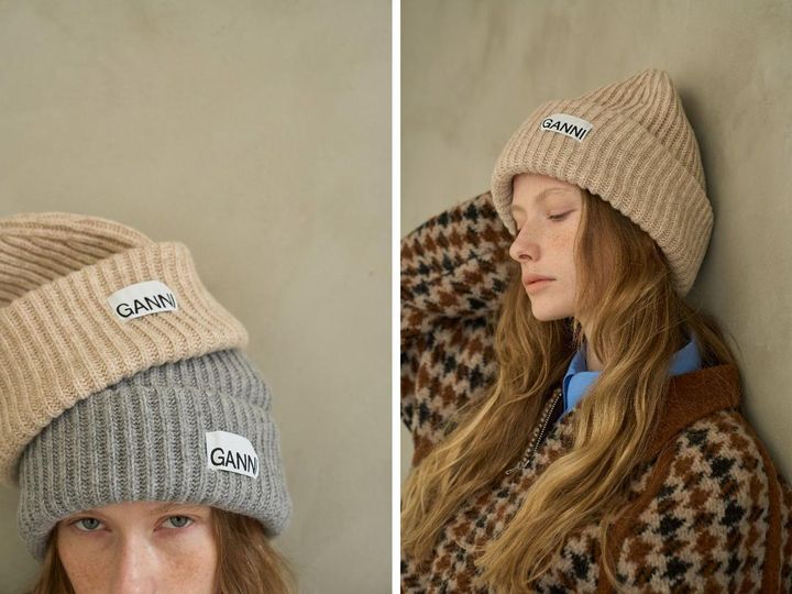 画像: 「Structured Rib Beanie / A4429」各￥19,800 出典：ファーストハンド