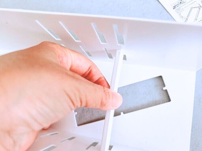 【ダイソー】不思議な穴だらけの箱、組み立ててみたら…？「パズルみたいで楽しい♪」「使い勝手めっちゃイイ」