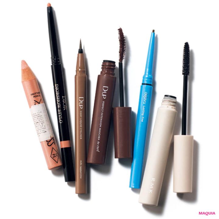 田中みな実のポーチの中身 RMKとディーアップのマスカラ トゥークールフォースクールの涙袋ペンシル