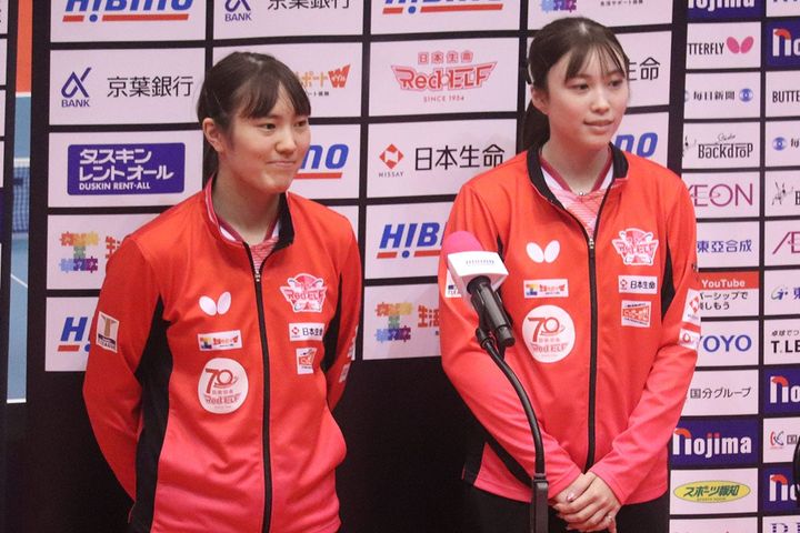 笹尾明日香、麻生麗名 撮影：SPREAD編集部