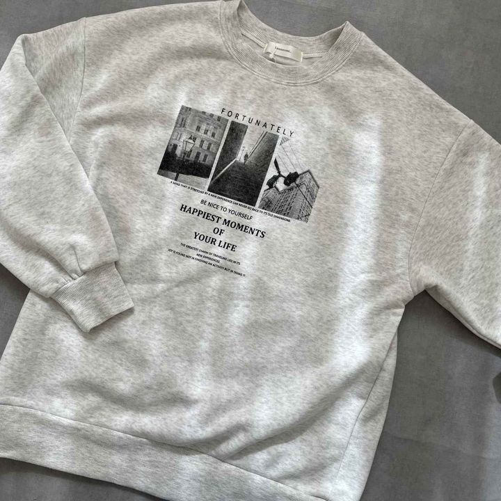 画像1: 裏起毛 ✕ フォトプリント