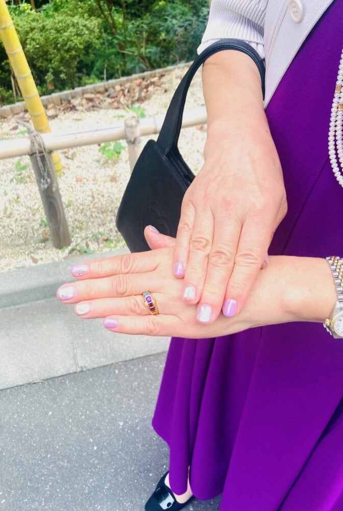 H.Sternのマルチカラーのリング