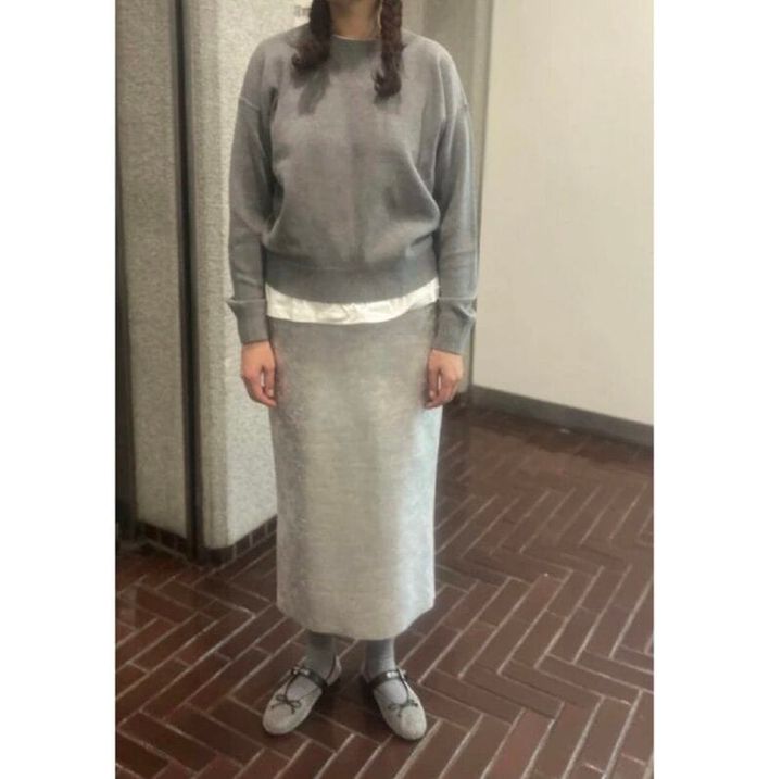 カラダのラインを拾わない絶妙なシルエット