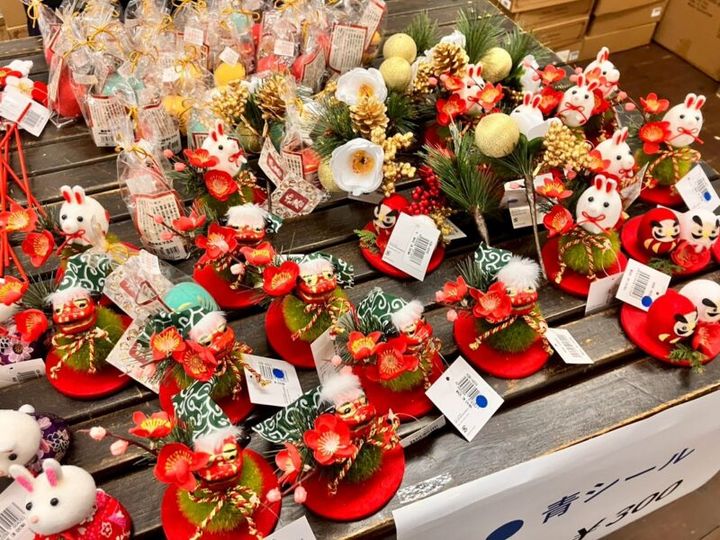 TOC徳の市、お正月飾り