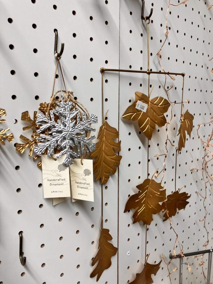 TOC徳の市、おしゃれなオーナメント