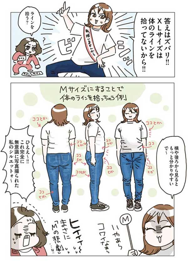 サイズ選びだけで劇的ビフォーアフター！